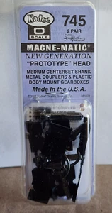 Kadee 745 Prototype Head Medium Centerset Metal Coupler Type E 2 Pairs O Scale - Picture 1 of 2