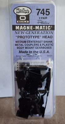 Kadee 745 Prototype Head Medium Centerset Metal Coupler Type E  2 Pairs O Scale - Image 1 of 2