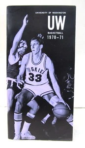1970-71 UNIVERSITY WASHINGTON HUSKIES basketball Media Press Guide - Picture 1 of 3