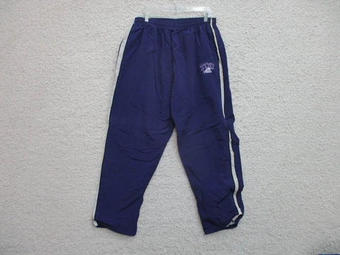 VINTAGE Gear For Sports TCU Horned Frogs Pants Extra Large Purple Ankle Zip Mens Cover