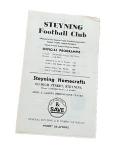 STEYNING V BURGESS HILL - 16/9/1978 - Picture 1 of 1