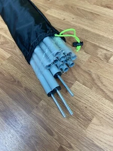 Steel Poles Incl Bag. 35cm to 218cm height Tent Wild Earth Set of 3 Lightweight - Picture 1 of 6