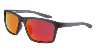 New NIKE FJ1998 021 Matte Dark Grey VALIANT M Sunglasses with Red Mirror Lenses - Image 1 of 4
