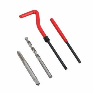 Kit de Cortador de Reparación de Grifo de Hilos M5 x 0,8 mm Helicoil 25 piezas Juego de Hilos Dañados AN075 - Imagen 1 de 6