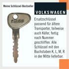 Schlüssel schleifen nachmachen Fräsen für VW Oldtimer Transporter Käfer Oldtimer