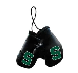 Juego de mini guantes de boxeo Michigan State Spartans [NUEVO] camión de coche de lucha colgante NCAA - Imagen 1 de 1