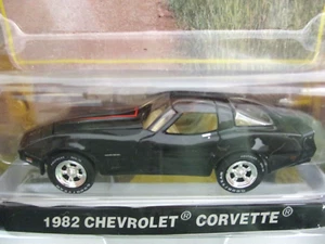 GREENLIGHT SE - COUNTY ROADS - 1982 CHEVROLET CORVETTE (BLACK) - 1/64 DIECAST - Picture 1 of 18