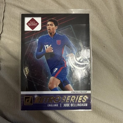 Donruss Retro Series Gold Press Proof 2021 Jude Bellingham #13 Inglaterra Foto 1 de 2