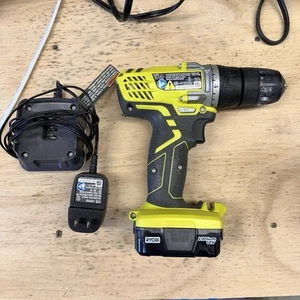 Used RYOBI HJP003 Cordless Drill w/ Lithium 12V Battery + Charger TESTED WORKING - Picture 1 of 4