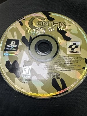 Contra: Legacy of War (Sony PlayStation 1, 1996) Tested Disc Only - Image 1 of 3