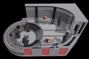 Star Wars Palpatine's Office Diorama 2 für 3,75 IN (1:18) FIGUR DIORAMA - Bild 1 von 5