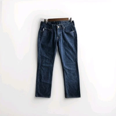 Pantalones de mezclilla para mujer Carhartt calce moderno lavado medio talla 26x30 Foto 1 de 4