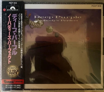 Deep Purple - Nobody's Perfect CD Japan Import w/OBI Rare OOP Ritchie Blackmore - Image 1 of 2