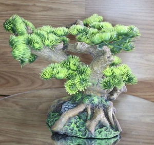 Bonsai Decoración Acuario Árbol Planta Plástico Grande Pecera ¡Parece Árbol! - Imagen 1 de 23