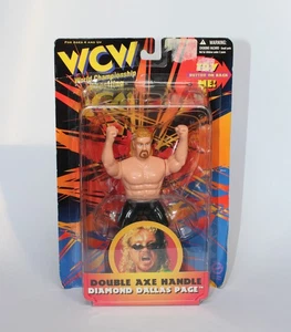 Figura de acción de lucha libre Diamond Dallas Page WCW Toymakers 1998 mango de hacha doble - Imagen 1 de 6