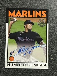 2021 Topps Humberto Mejia RC 1986 Topps Auto #86A-HME - Picture 1 of 1