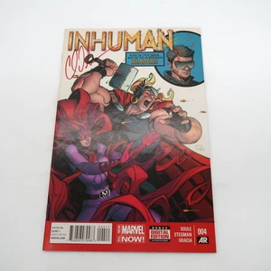 Marvel Comics Inhuman #4 2014 Signed by Charles Soule Key Issue First Appearance - Picture 1 of 11