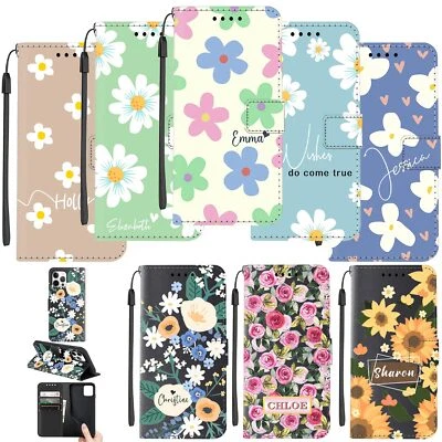 Personalized Wallet Leather Phone Case Cover For iPhone 14 Plus 13 Pro 12 11 15 - Image 1 of 4