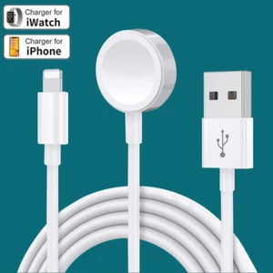 Magnetic Wireless Charger for Apple Watch Portable USB For iWatch 8 7 6 SE 5 4 3 - Picture 1 of 15
