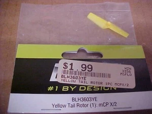 BLADE BLH3603YE = YELLOW TAIL ROTOR: mCP X/2 (NEW) - Picture 1 of 1