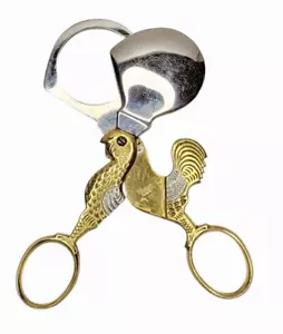 CUTIECUT GERMANY - Egg Topper - Rooster 2-Tone - Vintage Slicer - Picture 1 of 8