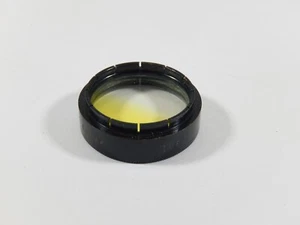 VINTAGE KODAK NO. 3 YELLOW SPLIT SLIP-ON LENS FILTER - Picture 1 of 2