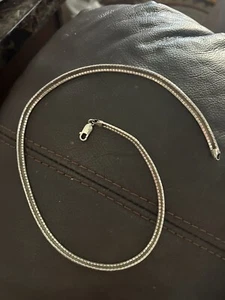Milor Italy 925 Silver 5mm Snake Chain Choker Necklace - Picture 1 of 2