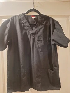 Women's Dickies black short sleeve M top and M scrub bottom - Picture 1 of 10