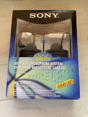 Sony WCS-999 Professional Quality 900MHz Wireless Microphone System NEW Open Box - Image 1 of 3