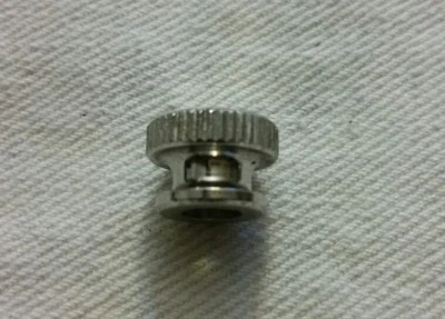 Nickel-plated Solid brass Knurled Thumb Nut UNC #8-32, Qty 25