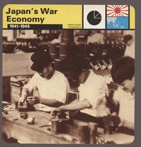 Japan's War Economy  Edito Service Card Second World War II Economics - Picture 1 of 1