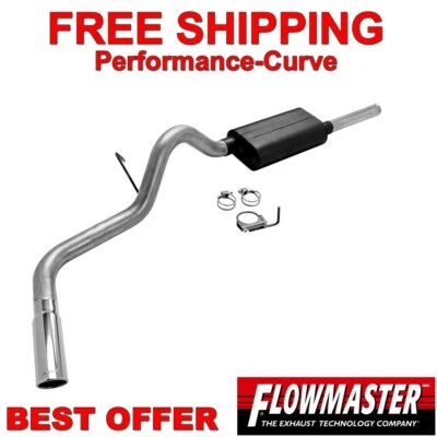 Выхлопная система Flowmaster Force II подходит для Dodge Dakota 05–10 годов выпуска 3,7–4,7–17458 годов выпуска - Изображение 1 из 3