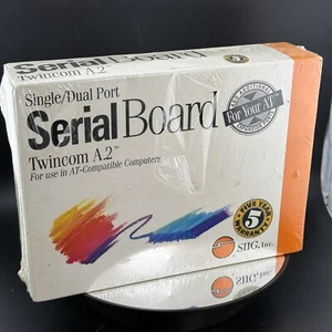 ordenador vintage SIIG SERIAL BOARD TWINCOM A.2 para AT compatible sellado - Imagen 1 de 7