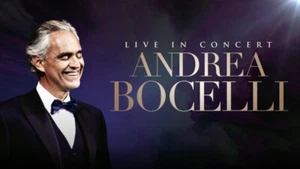 2 400 Level Tickets Andrea Bocelli 6/12/25 Houston - Picture 1 of 1