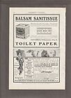 1904 Balsam Sanitissue Magazine Adscott Toilet Papertrimpi Umbrellanewark Nj