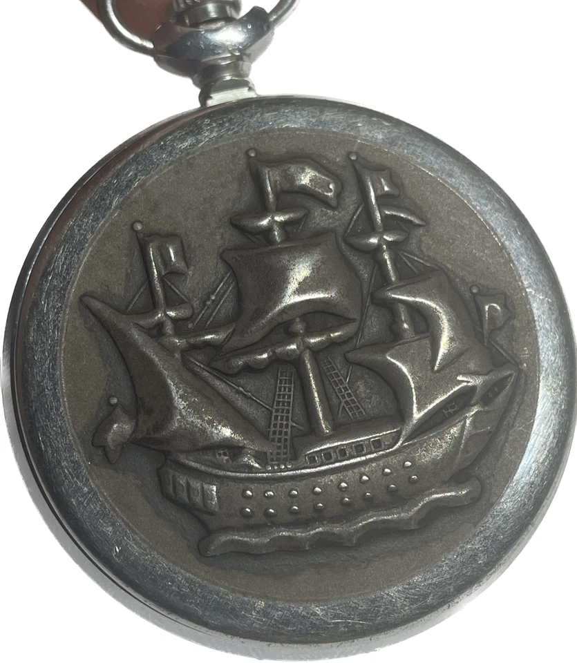 MOLNIJA Original Reloj Bolsillo 18 Joyas Reloj Bolsillo 3602 Mech URSS Foto 1 de 4