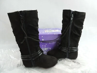 Okie Dokie Baby Toddler Size 5M Black Boots Lil Haven New in Box - Image 1 of 4