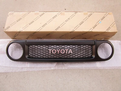 ПОДХОДИТ: 08 - 09 TOYOTA FJ CRUISER ПЕРЕДНЯЯ РЕШЕТКА РАДИАТОРА ЧЕРНАЯ НЕОКРАШЕННАЯ OEM НОВАЯ - Изображение 1 из 4
