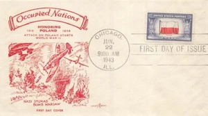 909 POLONIA - 1er Pent Arts M #3J - Premium Chicago cancelar - Imagen 1 de 1