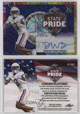 2023 Leaf Metal Tie-Dye Kaleidoscope /3 Dontayvion Wicks #SP-DW2 Rookie Auto RC