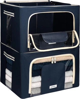 Scatole per Armadio Rigide Con Cerniera – [2024 MATERIALE AGGIORNATO] Contenitor - Immagine 1 di 4