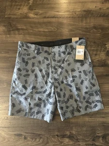Pantalones cortos chinos de golf Nike Tour para hombre 36 grises estampados repelentes al agua FD5725-070 - Imagen 1 de 5