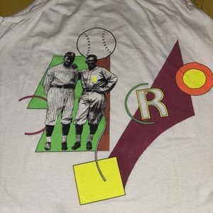 VTG Tank Top Size L Baseball 1990s Ty Cobb Walter Johnson - Picture 1 of 13