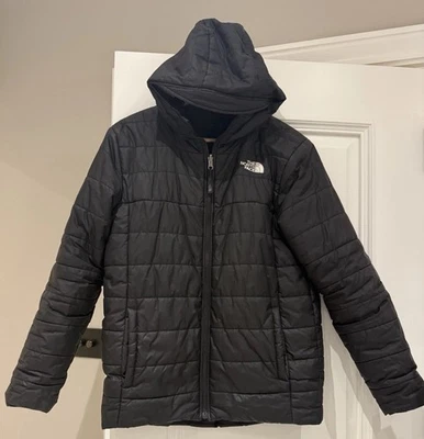 The North Face Boys' Reversible Padded Jacket Size XL Kids Hooded - Image 1 of 4