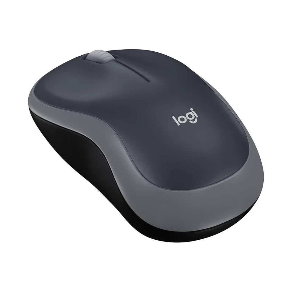 Logitech M185 Wireless Mouse, 2.4GHz, USB Mini Receiver, 12-Month Battery Life - Image 1 of 1