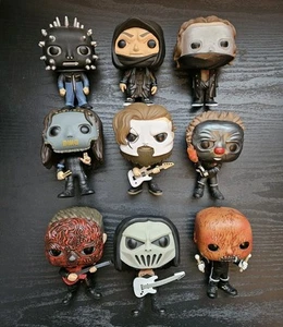 Funko Pop! SLIPKNOT x9 Bundle Complete Set Loose Figures OOB Rocks - Imagen 1 de 2