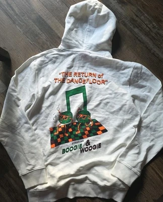 Scotch & Soda Amsterdam Hoodie Sweatshirt Men's Large Black White - Image 1 of 4