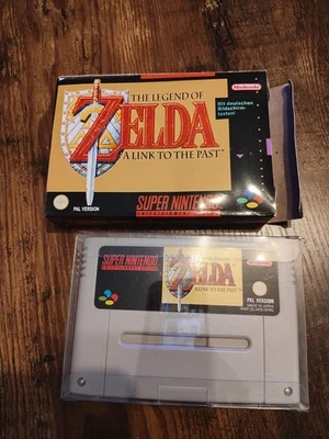 SNES The Legend of Zelda +OVP + Schutzhülle ohne Anleitung - Bild 1 von 3