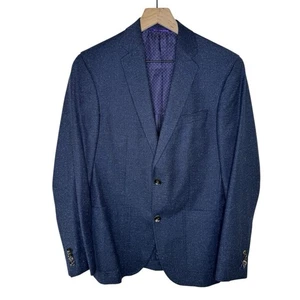 Ted Baker Men’s Endurance Wool/Silk Single Breasted 2 Button Blazer Sz 36S - Picture 1 of 7
