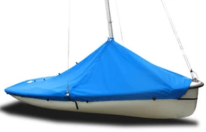 420 Velero - Barco Mástil Cubierta de Pico - Poliéster Azul Real Cubierta de Amarre - Imagen 1 de 1
